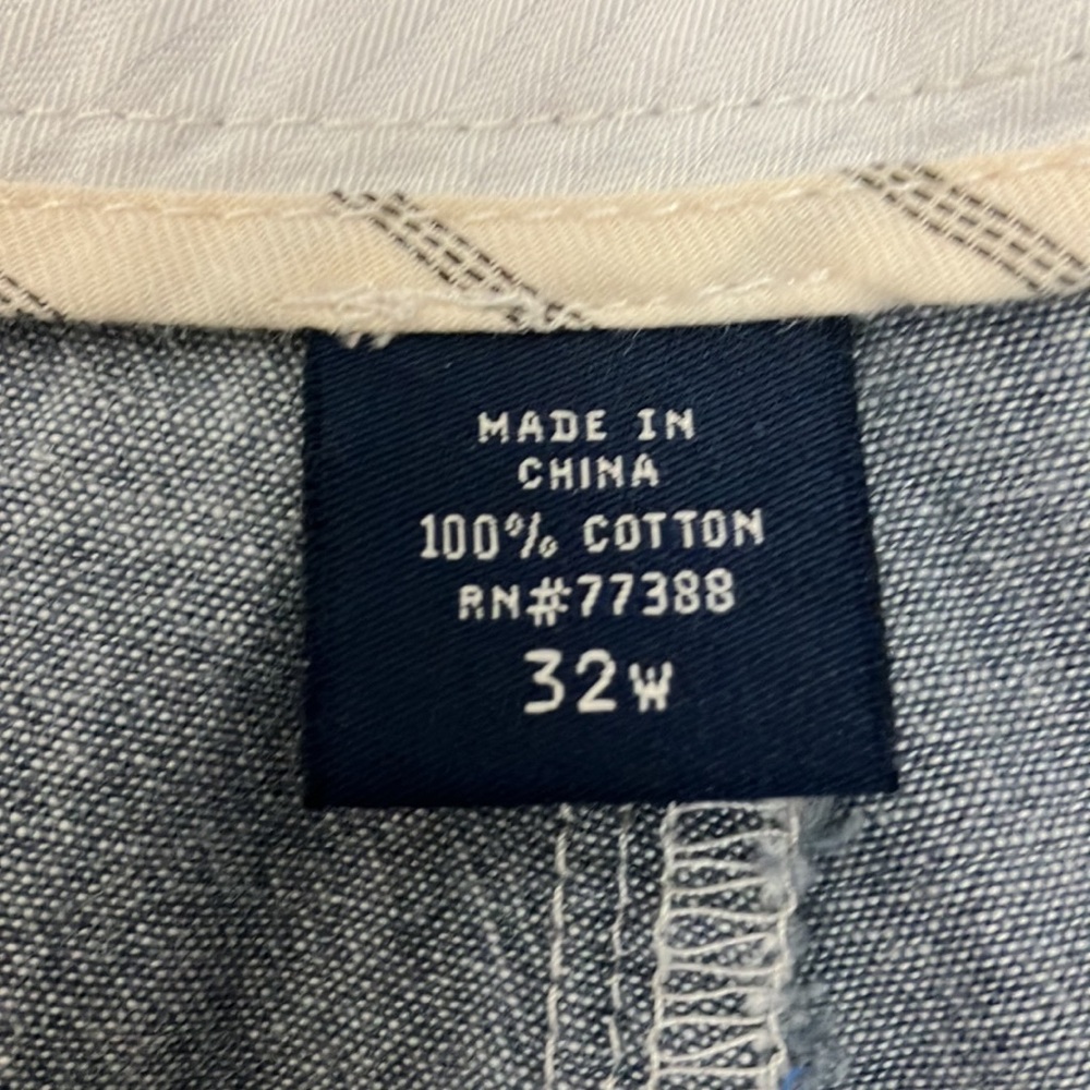 J.Crew Chambray blue Club Shorts mens 32 W - Picture 6 of 8